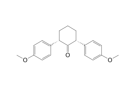 cis-2,6-bis(4-methoxyphenyl)cyclohexanone