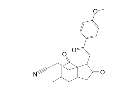 (1RS,3aSR,5RS,7aSR)7a-(2-cyanoethyl)octahydro-5-methyl-2,7-dioxo-1-[2-(4-methoxyphenyl)-2-oxoethyl]-1H-indene