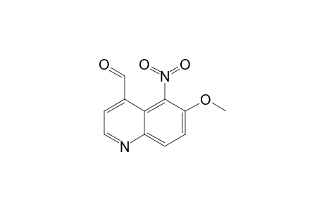 4-Formyl-6-methoxy-5-nitroquinoline
