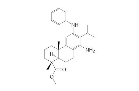 Methyl 12-(Phenyl)amino-14-aminodehydroabietate