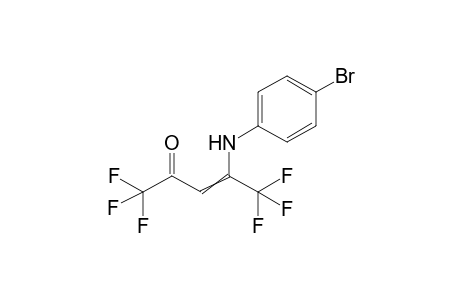 4-(4-bromophenylamino)-1,1,1,5,5,5-hexafluoropent-3-en-2-one