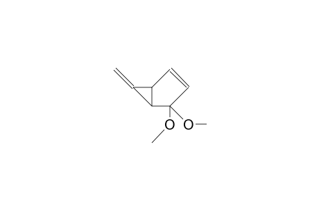 2,2-Dimethoxy-6-methylene-bicyclo(3.1.0)hex-3-ene