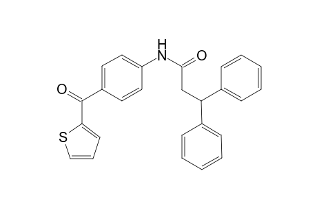 3,3-Diphenyl-N-[4-(2-thienylcarbonyl)phenyl]propanamide