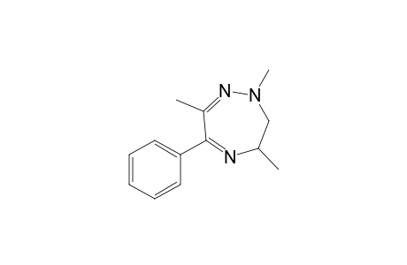 2,4,7-trimethyl-6-phenyl-3,4-dihydro-1,2,5-triazepine