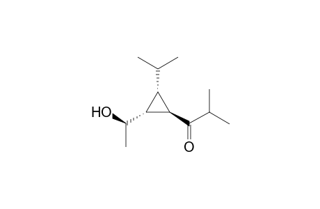 (1R*,2R*,3S*,1'R*) 2-(1-Hydroxyethyl)-3-(1-methylethyl)-cyclopropyl-1-methylethyl Ketone