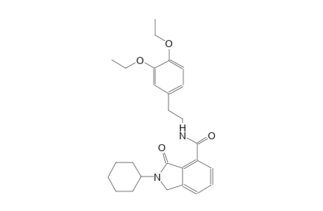 2-cyclohexyl-N-[2-(3,4-diethoxyphenyl)ethyl]-3-oxo-4-isoindolinecarboxamide