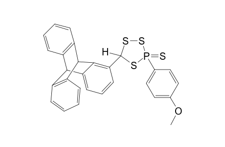 2-(4-Methoxyphenyl)-5-triptycyl-1,3,4,2-Trithiaphospholane-2-thione