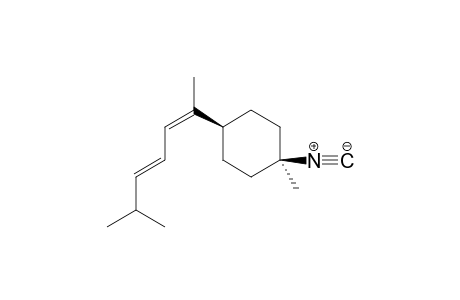 1-isocyano-1-methyl-4-[(2Z,4E)-6-methylhepta-2,4-dien-2-yl]cyclohexane