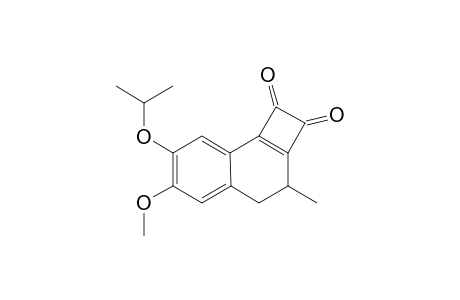 6-Methoxy-3-methyl-7-i-propoxy-3,4-dihydrocyclobuta[a]-naphthalen-1,2-dione