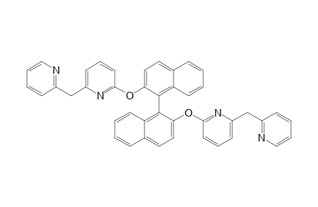 2-(2-pyridinylmethyl)-6-[[1-[2-[[6-(2-pyridinylmethyl)-2-pyridinyl]oxy]-1-naphthalenyl]-2-naphthalenyl]oxy]pyridine