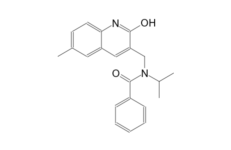 N-[(2-hydroxy-6-methyl-3-quinolinyl)methyl]-N-isopropylbenzamide