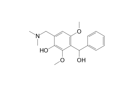 3-Hydroxy-4-[(dimethylamino)methyl]-2,6-dimethoxy-.alpha.-phenylbenzyl alcohol