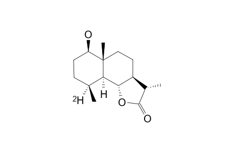 4.alpha.-Deuterio-11.beta.,13,15-trihydroreynosin