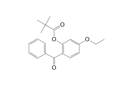 4-Ethoxy-2-hydroxybenzophenone, trimethylacetate