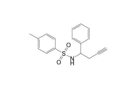 4-Phenyl-4-N-(p-toluenesulfonyl)amino-1-butyne
