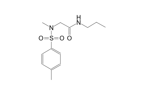 2-{methyl[(4-methylphenyl)sulfonyl]amino}-N-propylacetamide
