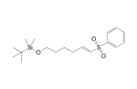 tert-Butyl-dimethyl-[(E)-6-(phenylsulfonyl)hex-5-enoxy]silane