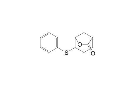 6-Oxabicyclo[3.2.1]octan-7-one, 4-(phenylthio)-, exo-
