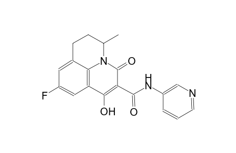 9-fluoro-7-hydroxy-3-methyl-5-oxo-N-(3-pyridinyl)-2,3-dihydro-1H,5H-pyrido[3,2,1-ij]quinoline-6-carboxamide