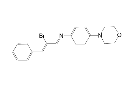 benzenamine, N-[(E,2Z)-2-bromo-3-phenyl-2-propenylidene]-4-(4-morpholinyl)-