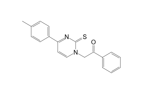 3-Benzoylmethyl-6-(4-methylphenyl)pyrimidine-2-thione
