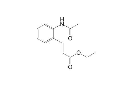 (E)-Ethyl 3-(2-acetamidophenyl)acrylate