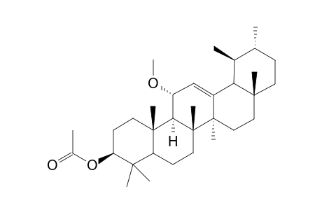 3.beta.-Acetocy-11.alpha-.methoxy-12-ursene