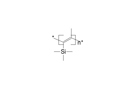 Poly(1-methyl-2-trimethylsilylvinylene)