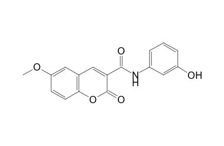N-(3-Hydroxyphenyl)-6-methoxycoumarin-3-carboxamide