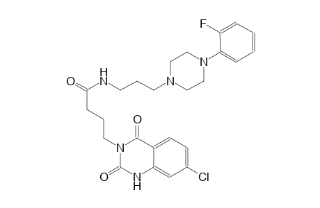 4-(7-chloro-2,4-dioxo-1,4-dihydro-3(2H)-quinazolinyl)-N-{3-[4-(2-fluorophenyl)-1-piperazinyl]propyl}butanamide