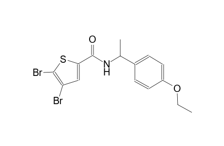 4,5-dibromo-N-[1-(4-ethoxyphenyl)ethyl]-2-thiophenecarboxamide