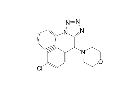 4-[(4-chlorophenyl)(1-phenyl-1H-tetraazol-5-yl)methyl]morpholine