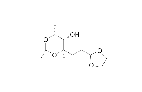 (4R,5S,6R)-4-[2-(1,3-dioxolan-2-yl)ethyl]-2,2,4,6-tetramethyl-1,3-dioxan-5-ol