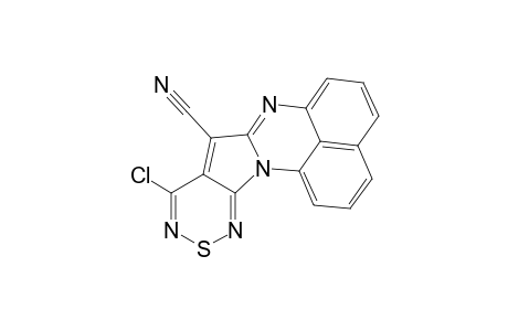 9-Chloro-8-cyano[1,2,6]thiadiazino[3',4':5,4]pyrrolo]1,2-a]perimidine