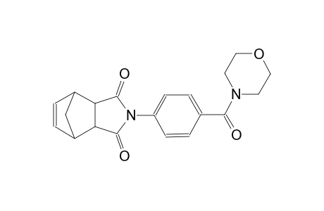 2-(4-(morpholine-4-carbonyl)phenyl)-3a,4,7,7a-tetrahydro-1H-4,7-methanoisoindole-1,3(2H)-dione
