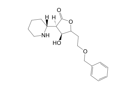 (3RS,4SR,5RS/SR)-5-(2-Benzyloxy)ethyl-4-hydroxy-3-[(2RS)-piperidin-2-yl]-3,4-dihydro-2(5H)-furanone