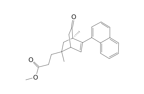 2-Naphthyl-1,5-dimethyl-5-[(2-methoxycarbonyl)ethyl]bicyclo-2.2.2]oct-2-en-7-one