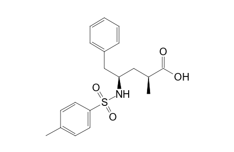(2S,4R)-2-methyl-5-phenyl-4-(p-tolylsulfonylamino)pentanoic acid