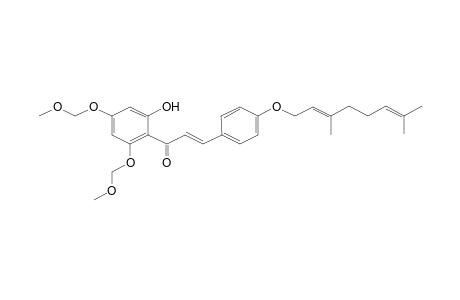 4'-( Geranyloxy)-2'-hydroxy-4, 6-bis(methoxymethyoxy)-chalcone