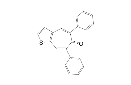 5,7-diphenyl-6H-cyclohepta[b]thiophen-6-one