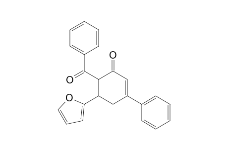 6-benzoyl-5-(2-furyl)-3-phenyl-2-cyclohexen-1-one