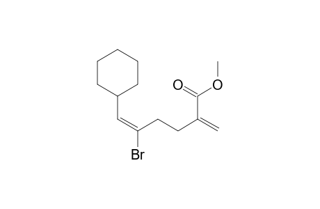 Methyl 5-bromo-6-cyclohexyl-2-methylene-5-hexenoate