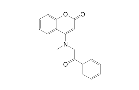 4-[methyl(phenacyl)amino]-1-benzopyran-2-one
