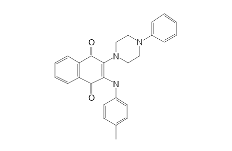 2-(4-Phenylpiperazino)-3-(4-tolilamino)-1,4-naphthoquinone