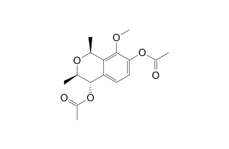 (1R,3S,4R)-4,7-Diacetoxy-8-methoxy-1,3-dimethylisochroman