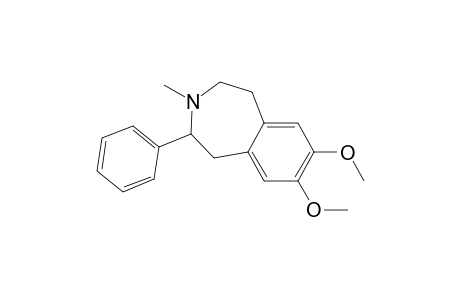 2,3,4,5-Tetrahydro-7,8-dimethoxy-2-phenyl-3-methyl-1H-3-benzazepine