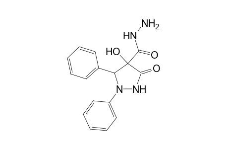 4-Hydroxy-3-oxo-1,5-diphenylpyrazolidine-4-carbohydrazide