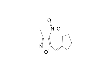 5-(cyclopentylidenemethyl)-3-methyl-4-nitro-1,2-oxazole