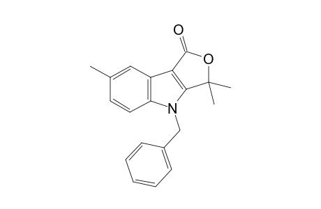 4-Benzyl-3,3,7-trimethyl-3,4-dihydro-1H-furo[3,4-b]indol-1-one