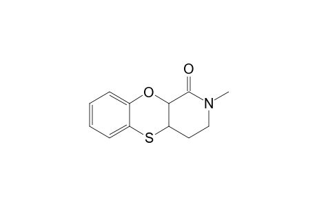 2-Methyl-3,4,4a,10a-tetrahydro-[1,4]benzoxathiino[2,3-c]pyridin-1-one